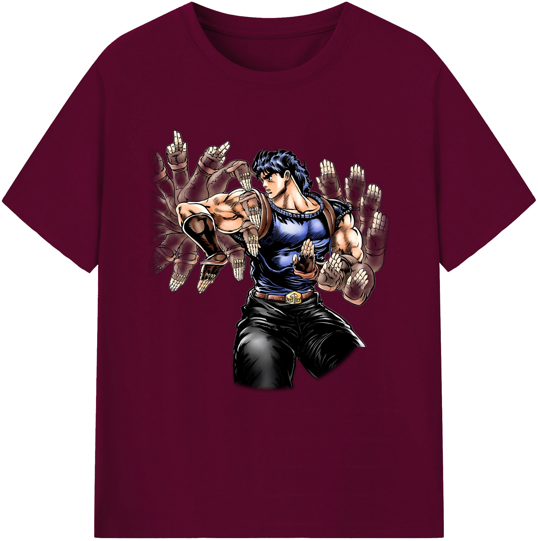 （画像用） ジョジョの奇妙な冒険 /ジョナサン?ジョースター JoJo's Bizarre Adventure Jonathan Joestar レディースカジュアルプリントTシャツ（綿100％）